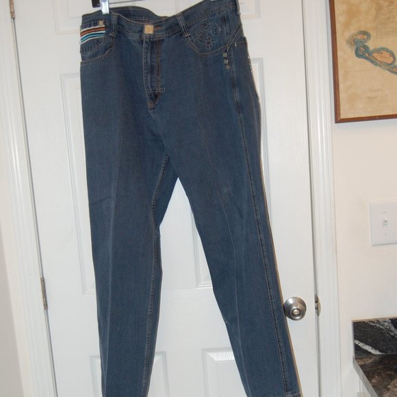 NOTORIOUS BIG Men's  Blue Jeans Size 38 Waist 36 Inseam - Picture 1 of 14